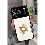 Snacase iPhone 17 Pro Uyumlu 777 Yazılı Glossy Premium Kılıf, Çift Katmanlı, Beyaz-Siyah