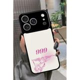 Snacase iPhone 17 Pro Uyumlu 999 Yazılı Glossy Premium Kılıf, Çift Katmanlı, Beyaz-Siyah