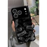 Snacase iPhone 17 Pro Uyumlu Money Tasarımlı Glossy Premium Kılıf, Siyah