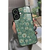 Snacase iPhone 17 Uyumlu Karışık Çiçek Tasarımlı Glossy Premium Kılıf, Yeşil