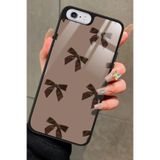 Snacase iPhone 6 Plus ile Uyumlu Kahverengi Kurdele Tasarımlı Glossy Premium Kılıf