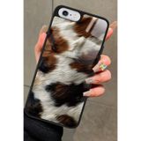 Snacase iPhone 6 Plus ile Uyumlu Kahverengi Leopar Tasarımlı Glossy Premium Kılıf
