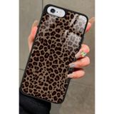 Snacase iPhone 6s Plus ile Uyumlu Kahverengi Leopar Tasarımlı Glossy Premium Kılıf