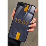 Snacase iPhone 7 Plus ile Uyumlu 1907 Yazılı Glossy Premium Kılıf, Fenerbahçe, Çift Katmanlı