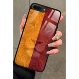 Snacase iPhone 7 Plus ile Uyumlu Aslan Tasarımlı Glossy Premium Kılıf, Galatasaray, Çift Katmanlı