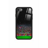 Snacase iPhone SE ile Uyumlu Glossy Premium Kılıf, Galatasaray Tasarımlı, Siyah