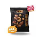 Snack Karışık Kuruyemiş 24X30 gr Premium Fırında Kavrulmuş Antep Fıstığı Badem Fındık Kaju Atıştırmalık 720 gr