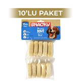 Snacky Beyaz Köpek Çiğneme Kemiği 5 cm 10'lu 10 Paket