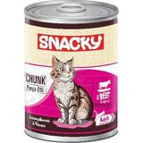 Snacky Biftekli Konserve Yaş Kedi Maması 400 g