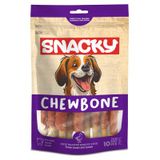 Snacky Chew Bone Ördek Sargılı 10x13 cm Köpek Ödül