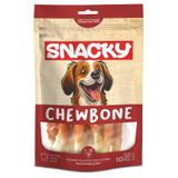Snacky Chew Bone Tavuk Sargılı Çubuk 10x13 cm Köpek Ödül Maması