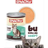 Snacky Chunk Liver / Ciğerli Kedi Konserve Maması 400 Gr