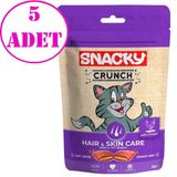 Snacky Crunchy Tavuklu Kedi Odulu Hair-Skin 60 Gr 5 Ad