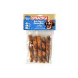 Snacky Füme Tavuk Rulo Köpek Ödül 5'li *7,5Cm *100G *6 Paket Köpek Maması