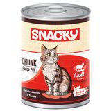 Snacky Kuzu Etli Konserve Kısır Yaş Kedi Maması 400 g
