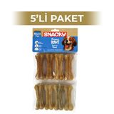 Snacky Natural Köpek Çiğneme Kemiği 7,5 cm 8'li 5 Paket