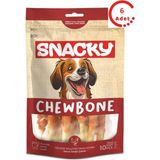 Snacky Tavuk Sargılı Çubuk Köpek Ödül 10'Lu 100 Gr X 6 Adet