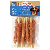 Snacky Tavuk Sargılı Köpek Kemiği 13Cm 10Lu