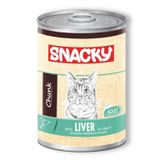 Snacky Yetişkin 400 gr Ciğerli Kedi Konserve