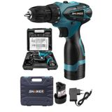 Snaiker Titan Series 12 V SJS Çift Metal Şanzuman Çift Akülü Mavi Şarjlı Vidalama Matkap