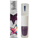 Snails Simli Tırnak Cilası - Dust Purple