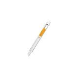 Snap-of kupa Cep Tip Ince Metal Maket Bıçağı Dar Maket Bıçağı A-1P Aluminyum Gövde Bıçak Otomatik Kilitli Profesyonel Falçata 9x80 LENTH:132 M