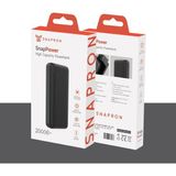 Snapron Snp 3002 Siyah Powerbank 20.000 Mah. Hızlı Şarj Özellikli. USB Kablo Dahil
