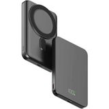 Snapron SNP-3020 Slim Pd 22.5W Hızlı Şarj LCD Ekran Magsafe 5000 Mah Powerbank - Siyah