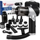 Snapron SNV-3000 Car Vacuum Cleaner Pro 1 Katlanabilir 17.000PA 100W Şarjlı Araç Ev Süpürgesi - Siyah