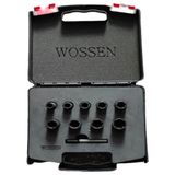 Snc Wossen 1/2" Twist Lokma Seti Yarım 10PARÇA Yerli - Siyah