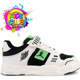 Sneaker Ortopedik Taban Unisex Çocuk Spor Ayakkabı - Beyaz - Yeşil