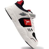 Sneaker Ortopedik Taban Unisex Çocuk Spor Ayakkabı - Kırmızı - Beyaz