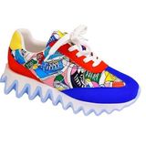 SNEAKER SPOR AYAKKABI (MAVİ, EU Ayakkabı Beden Sistemi, Yetişkin, Sayısal, Orta, 36)