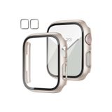 Sneezy Apple Watch 42MM 4-5-6 SE Seri Uyumlu Starlight 360 Derece Koruma ve Temperli Cam Ekran Koruyucu