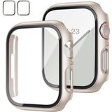 Sneezy Apple Watch Uyumlu 40MM 4-5-6 Se Seri Uyumlu Starlight 360 Derece Koruma ve Temperli Cam Ekran Koruyucu - Renk