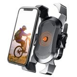 Sneezy Bisiklet Motosiklet Telefon Tutucu Gidon Bağlantılı 360° Döner 4 Kollu Güvenli Telefon Standı 4.6-6.8 İnç