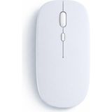Sneezy Dual Mode Kablosuz Mouse Bluetooth USB Dongle Çoklu Cihaz Destekli Şarjlı ve Sessiz Kullanım Beyaz - Renkli