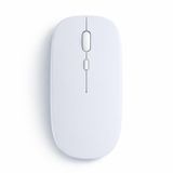 Sneezy Dual Mode Kablosuz Mouse Bluetooth USB Dongle Çoklu Cihaz Destekli Şarjlı ve Sessiz Kullanım Beyaz