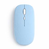 Sneezy Dual Mode Kablosuz Mouse Bluetooth USB Dongle Çoklu Cihaz Destekli Şarjlı ve Sessiz Kullanım Mavi