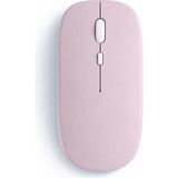 Sneezy Dual Mode Kablosuz Mouse Bluetooth USB Dongle Çoklu Cihaz Destekli Şarjlı ve Sessiz Kullanım Pembe - Renkli