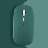 Sneezy Huawei Tablet Şarj Edilebilir Sessiz Mouse Bluetooth + 2.4Hz Wifi Kablosuz Mouse Fare - Haki