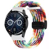 Sneezy Huawei Watch Gt 2 Elegant-Classic 42Mm Uyumlu 20Mm Fiberlink Manyetik Tokalı Örgü Kordon Gökkuşağı