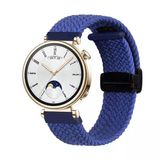 Sneezy Huawei Watch Gt4 41Mm İle Uyumlu 18Mm Fiberlink Manyetik Tokalı Örgü Kordon Mavi