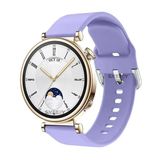 Sneezy Huawei Watch Gt4 41Mm İle Uyumlu 18Mm Purelux Soft Tokalı Silikon Kordon Lavanta