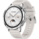 Sneezy Huawei Watch Gt4 46mm İle Uyumlu 22mm Dikiş Desenli Dokuma Silikon Kordon Starlight