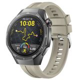 Sneezy Huawei Watch Gt5 Pro 46Mm İle Uyumlu Spor Silikon Metal Tokalı Soft Saat Kordonu Krem