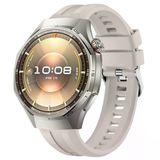 Sneezy Huawei Watch Gt6 Pro 46Mm İle Uyumlu Spor Silikon Metal Tokalı Soft Saat Kordonu Starlight