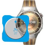 Sneezy Huawei Watch Gt6 Pro 46MM Uyumlu Kolay Takılabilir Takma Aparatlı Temperli Cam Ekran Koruyucu - Şeffaf
