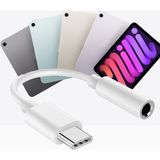 Sneezy iPad Ile Uyumlu Type-C Kulaklık Çevirici Dönüştürücü Aparatı Aux Dönüştürücüsü - Beyaz