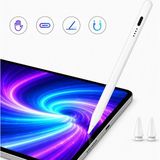 Sneezy iPad Pro 12.9 2/3/4/5/6 Nesil ile Uyumlu Notepen Gen3 Stylus Kalem Avuç Içi Algılama Eğim Destekli - Beyaz - Renk